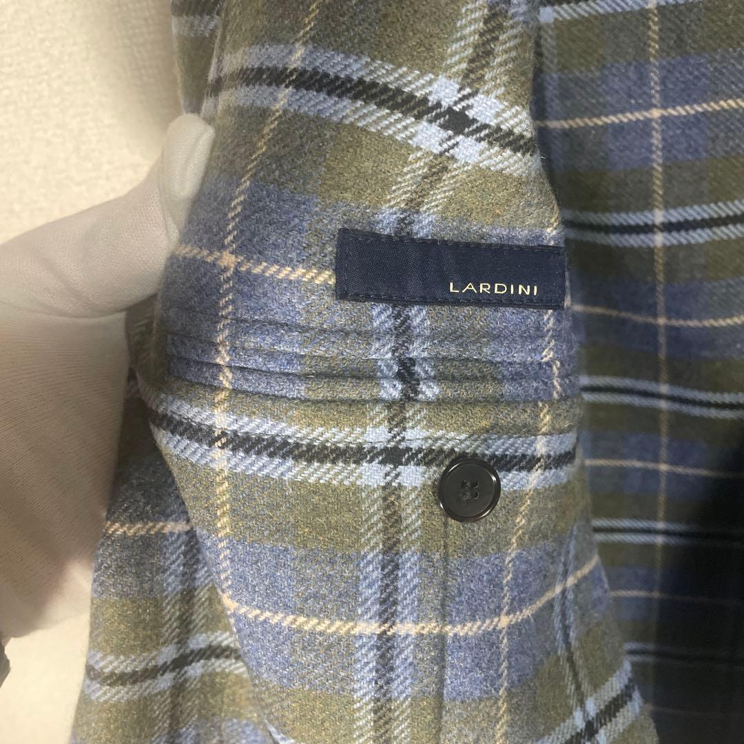 LARDINI テーラードジャケット グレー・ブルー