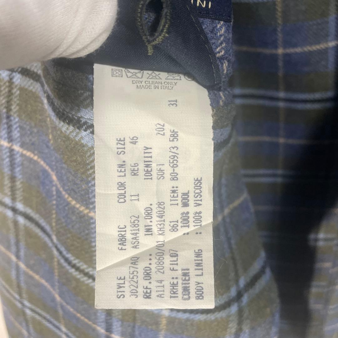 LARDINI テーラードジャケット グレー・ブルー