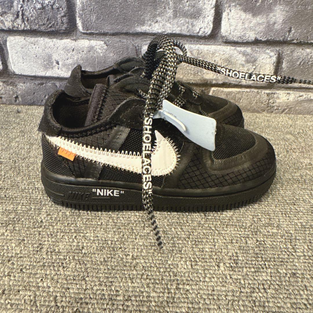 ナイキ エアフォース 1 ロー オフホワイト キッズ 14