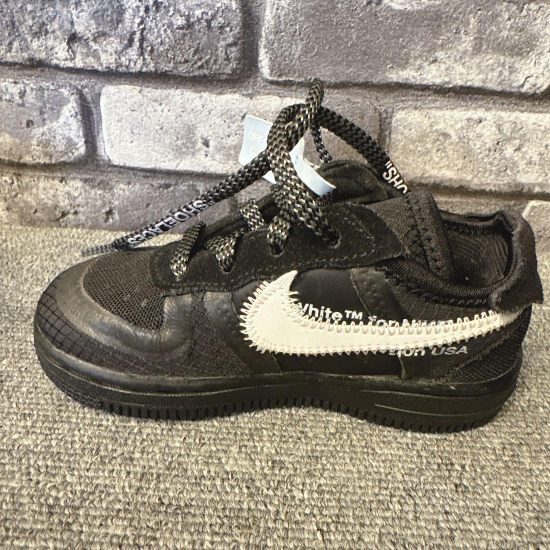 ナイキ エアフォース 1 ロー オフホワイト キッズ 14