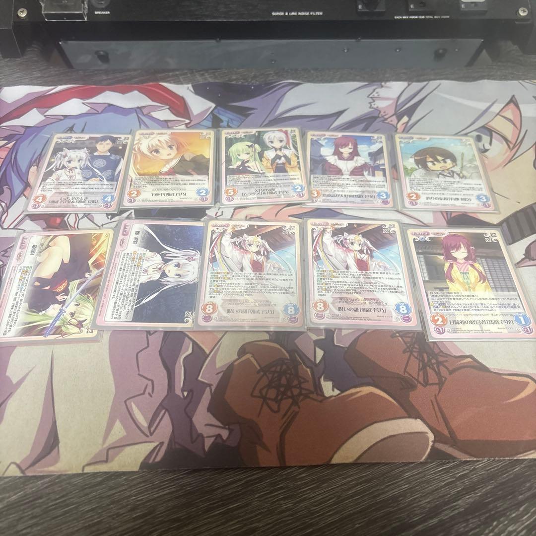 カオスtcg デッキ　千恋万花　朝部芳乃デッキ　RRR有　ゆずソフト