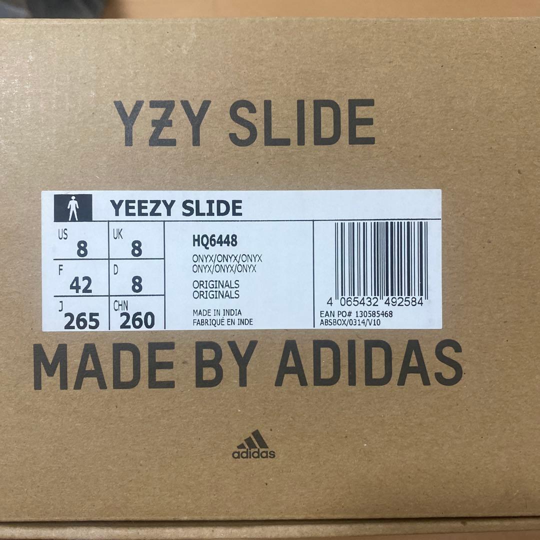 adidas Yeezy Slide Onyxブラック 26.5