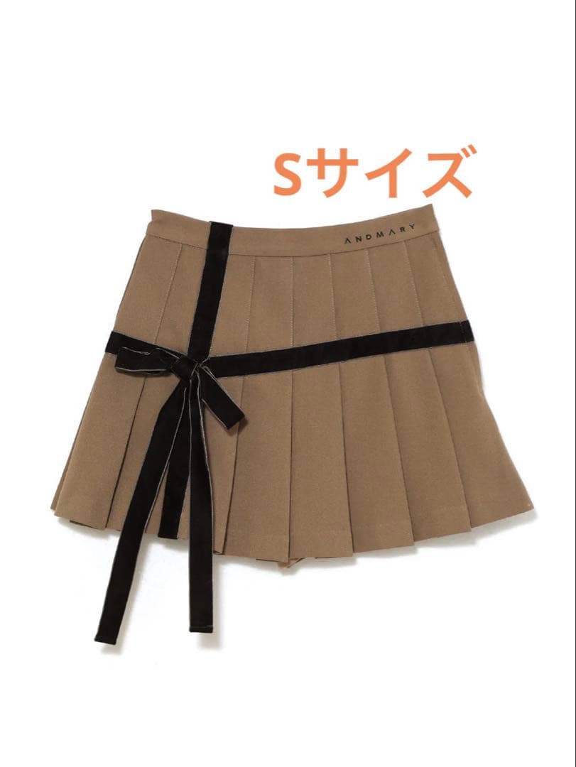 スカート Valentine ribbon mini skirt s andmary
