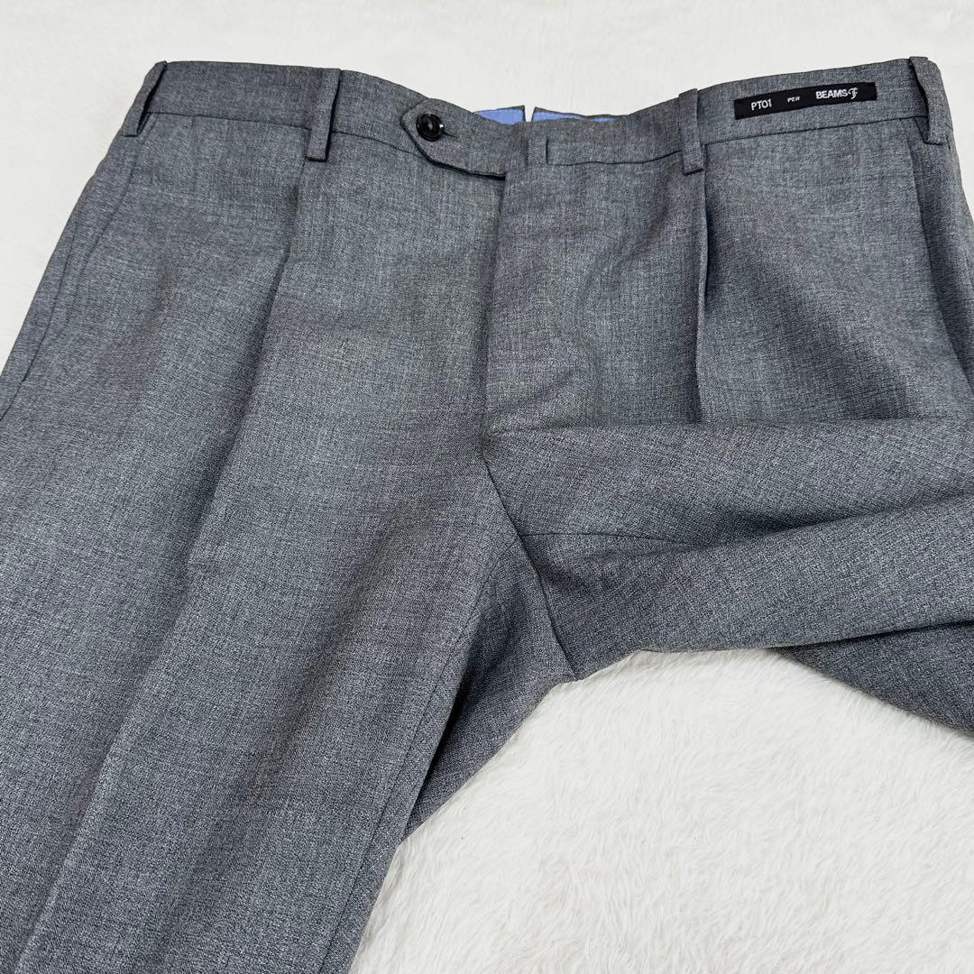 希少 PT01 x BeamsF コラボ トラベラーパンツ 52 XL グレー