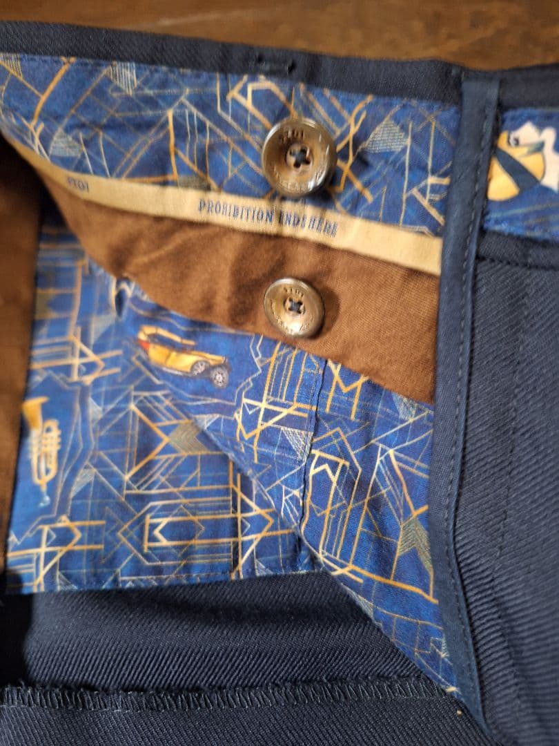 PT TORINO ネイビー スラックス