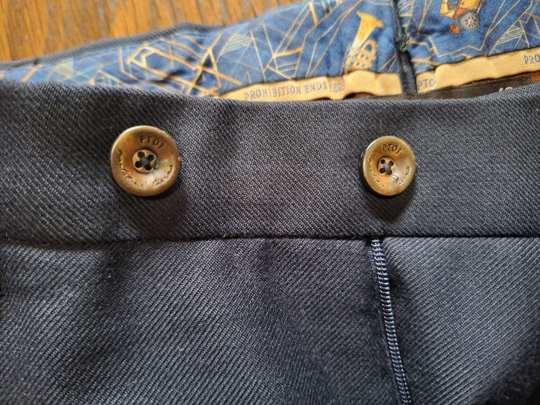 PT TORINO ネイビー スラックス