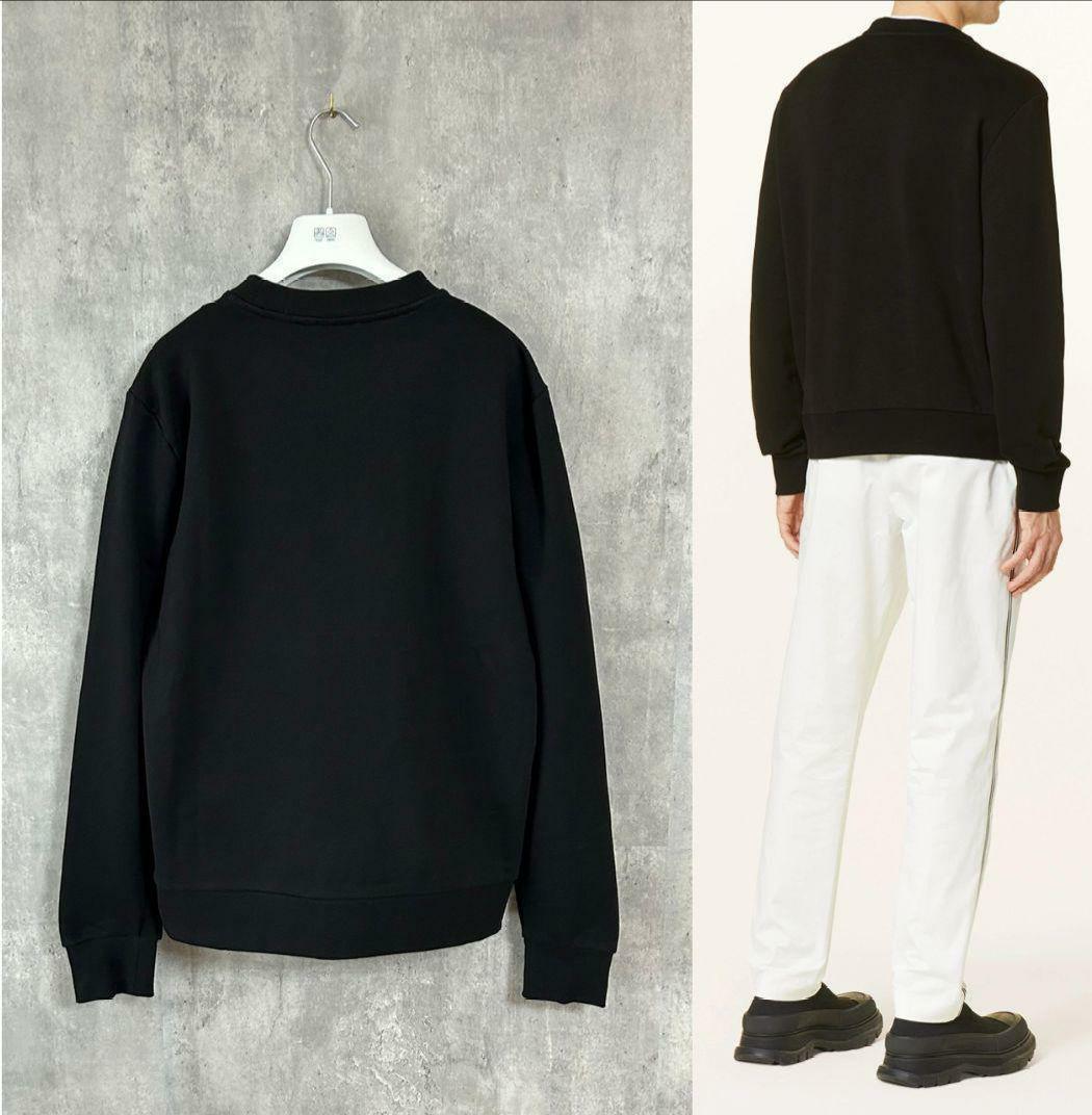 新品未使用タグ付き☆MONCLER レタリングロゴ スウェット S ブラック