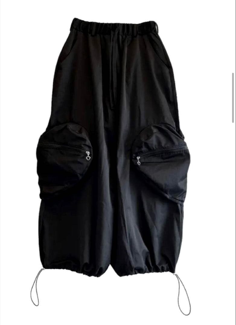 heihei ハートポケットカーゴパンツ　BLACK 新品