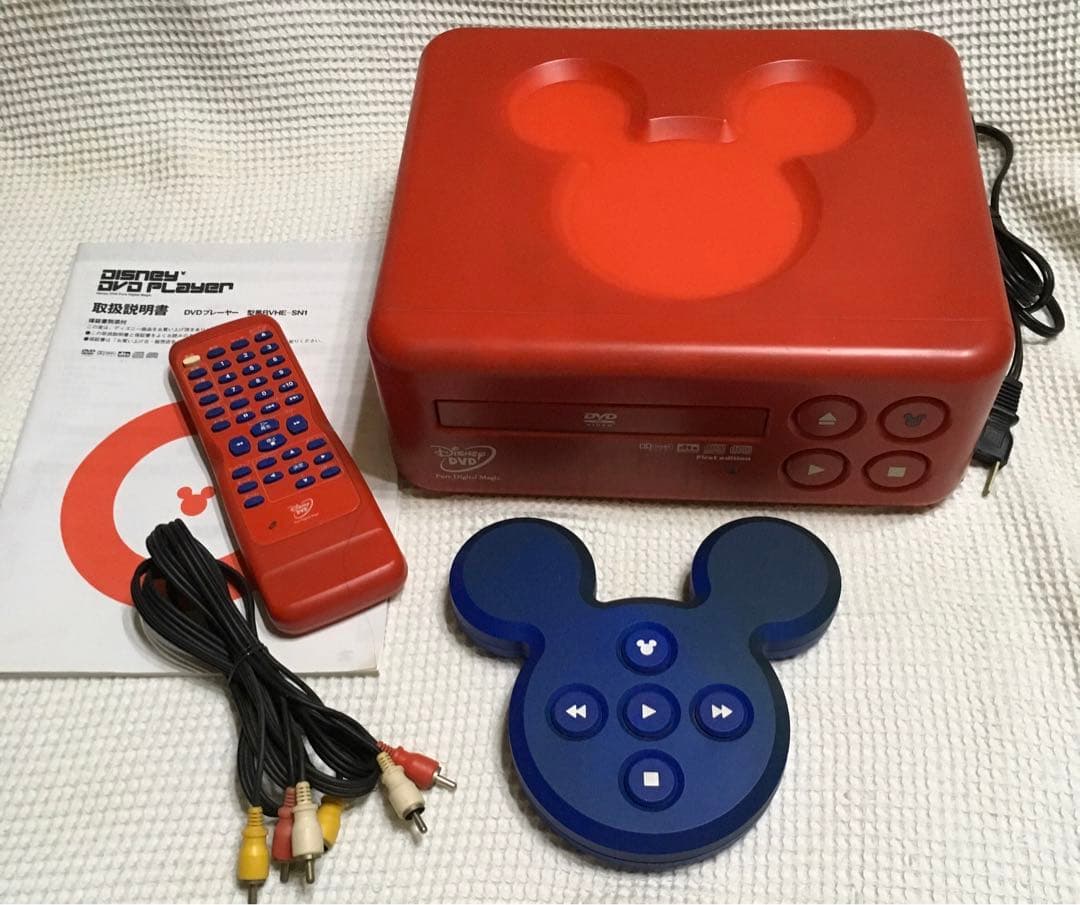 Disney DVD players リモコン2種類　未使用　希少品
