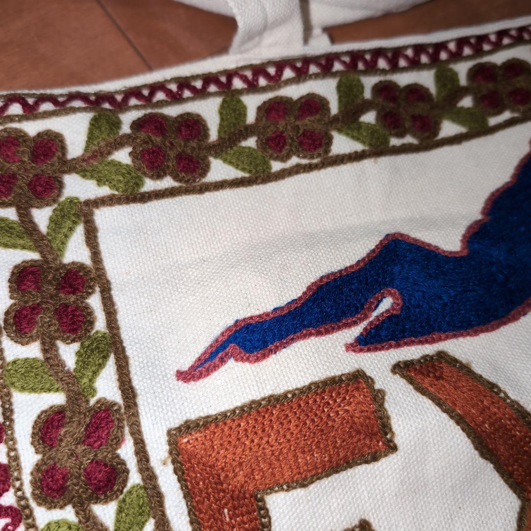 大阪関西万博　ネパール　刺繍　トートバッグ　会場限定品　　エコバッグ