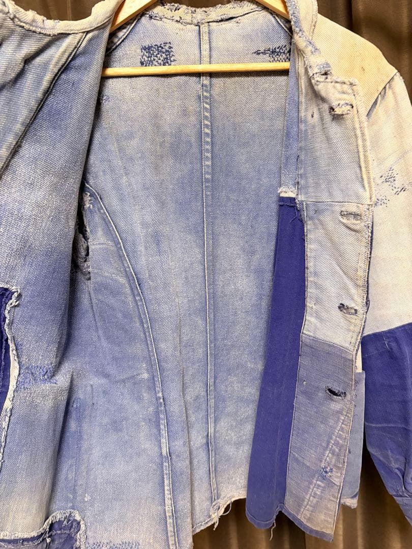 30s ダブルブレスト コットンツイル フランス ビンテージ