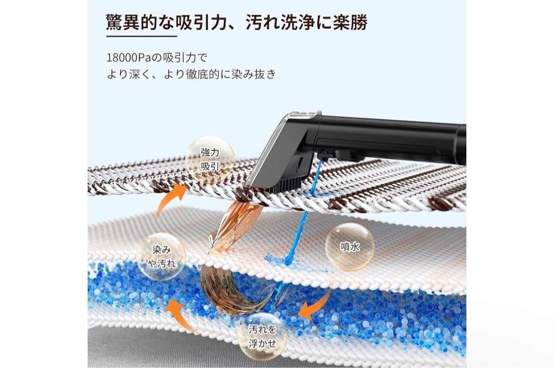 yadea 掃除機(キャニスター)本体 18000Pa