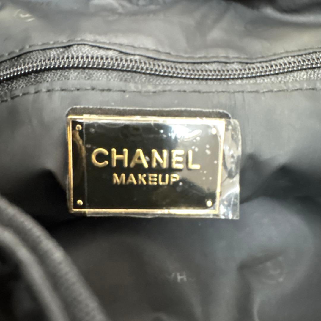 CHANEL ブラック ノベルティ　ショルダーバッグ　スパンコール