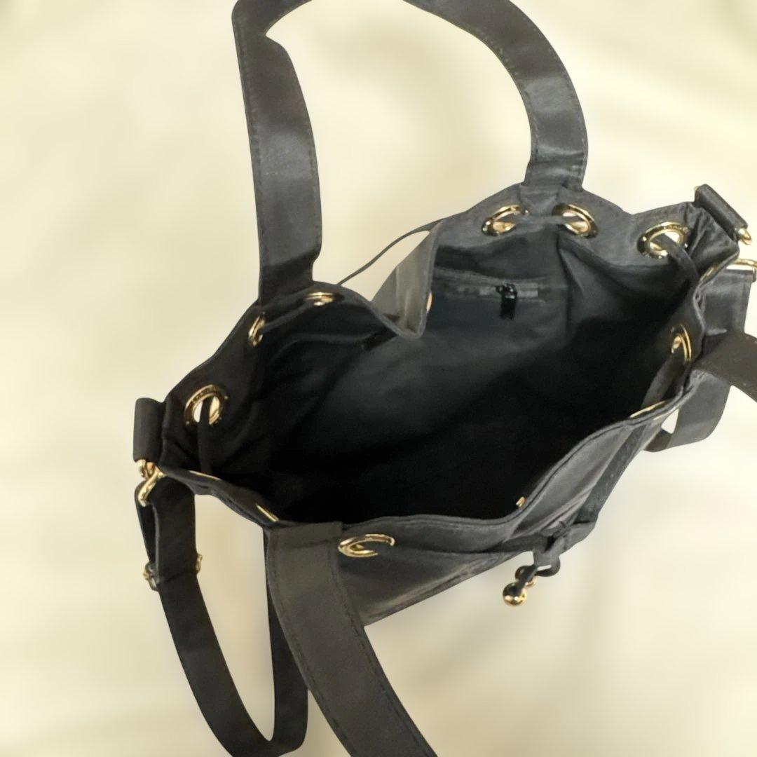 CHANEL ブラック ノベルティ　ショルダーバッグ　スパンコール