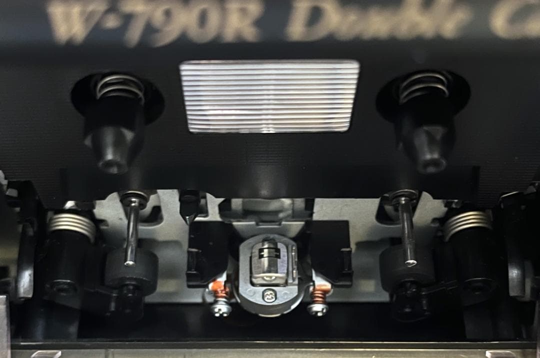 【動作OK！！】ダブルカセットデッキ　TEAC　W-790R　②