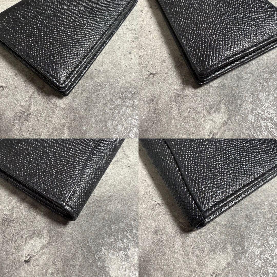 ブルガリ　BVLGARI　黒　レザー　名刺入れ　カードケース