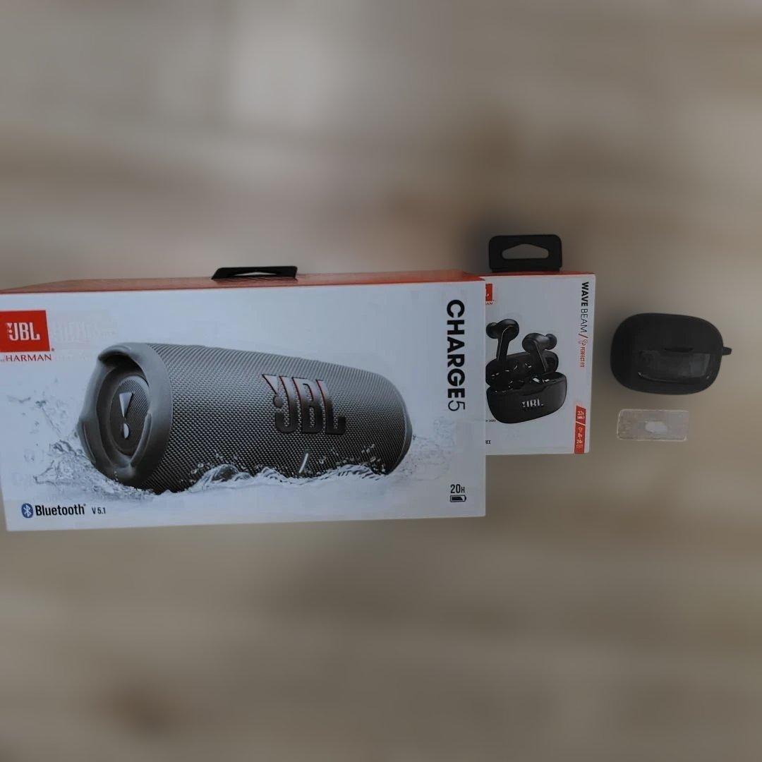 期間限定値下げ中!!jblcharge5＆jbl wave beamセット