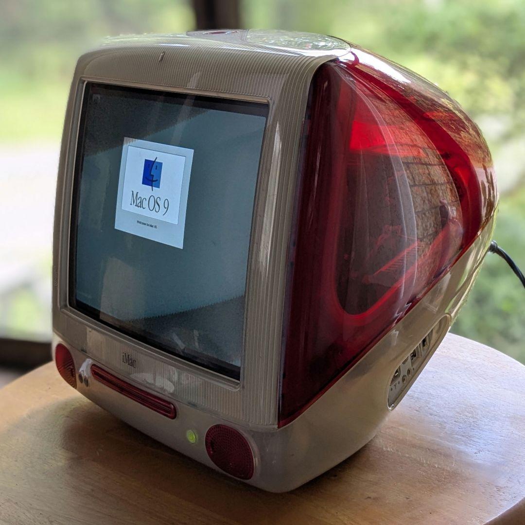 【ジャンク】iMac DV G3 ルビー スケルトン 本体のみ