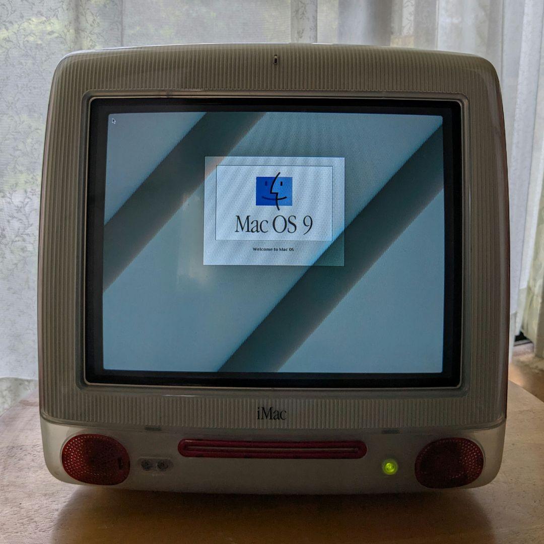 【ジャンク】iMac DV G3 ルビー スケルトン 本体のみ