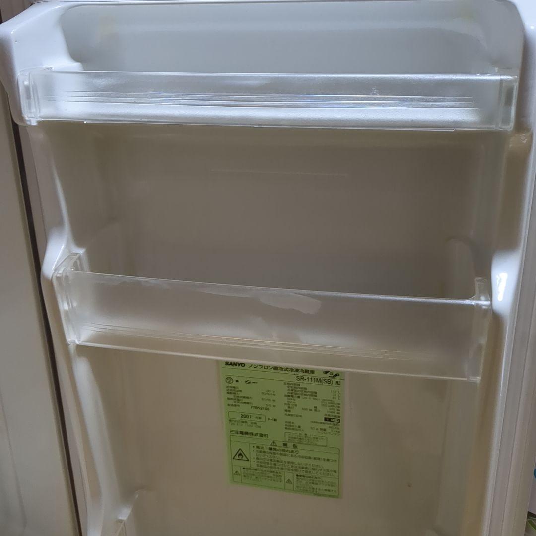 SANYO 冷蔵庫 冷凍庫 112L 2ドア SR-111M