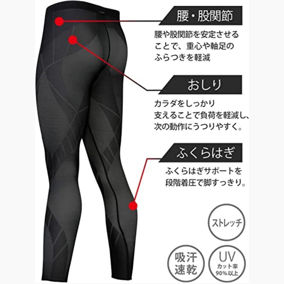 CW-X ジェネレーターモデル テーピングタイツ クール GY 新品 M