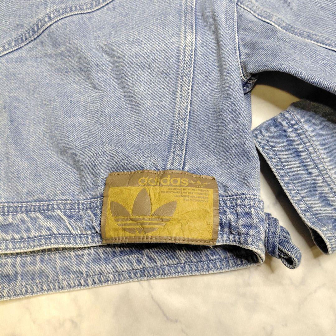 超美品✨️adidas ショート丈 デニムジャケット L