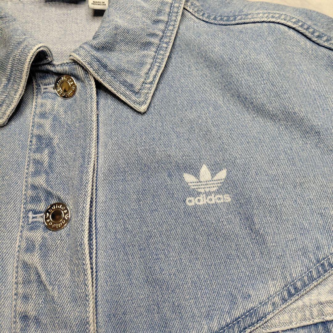 超美品✨️adidas ショート丈 デニムジャケット L