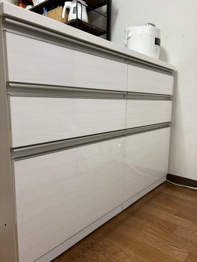 ニトリ　リガーレ　120幅　キッチンカウンター