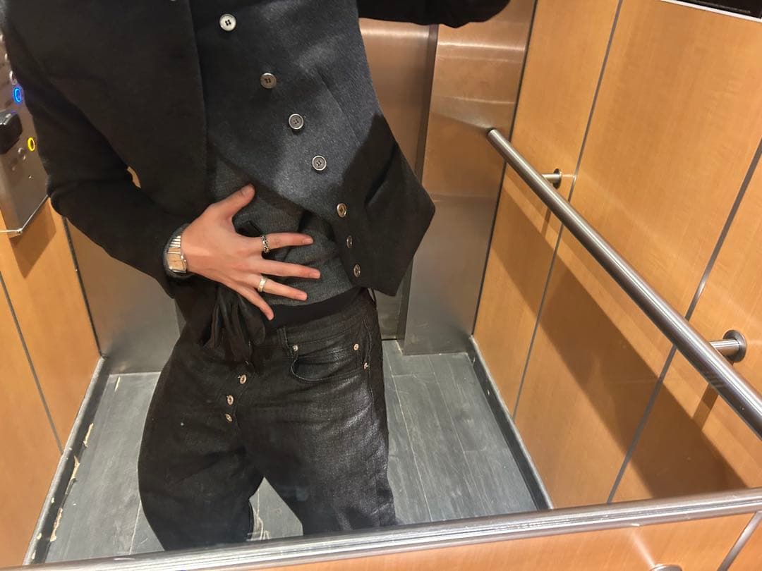 Slight vogue 変形ボタンジャケット モード