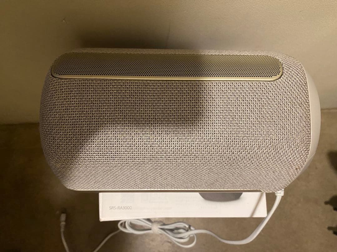 美品　SONY ワイヤレススピーカー ライトグレー SRS-RA3000