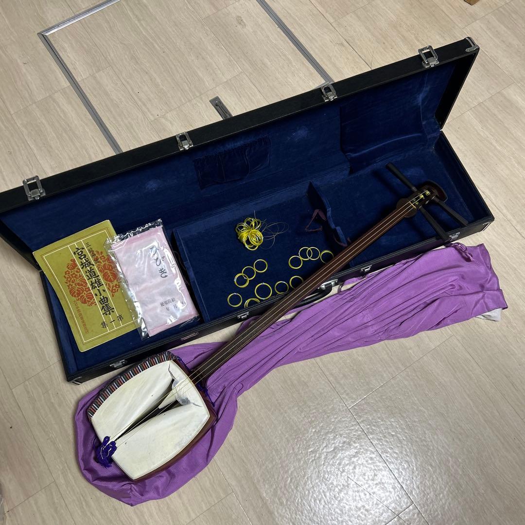 現状品！三味線 本体　ハードケース付き！