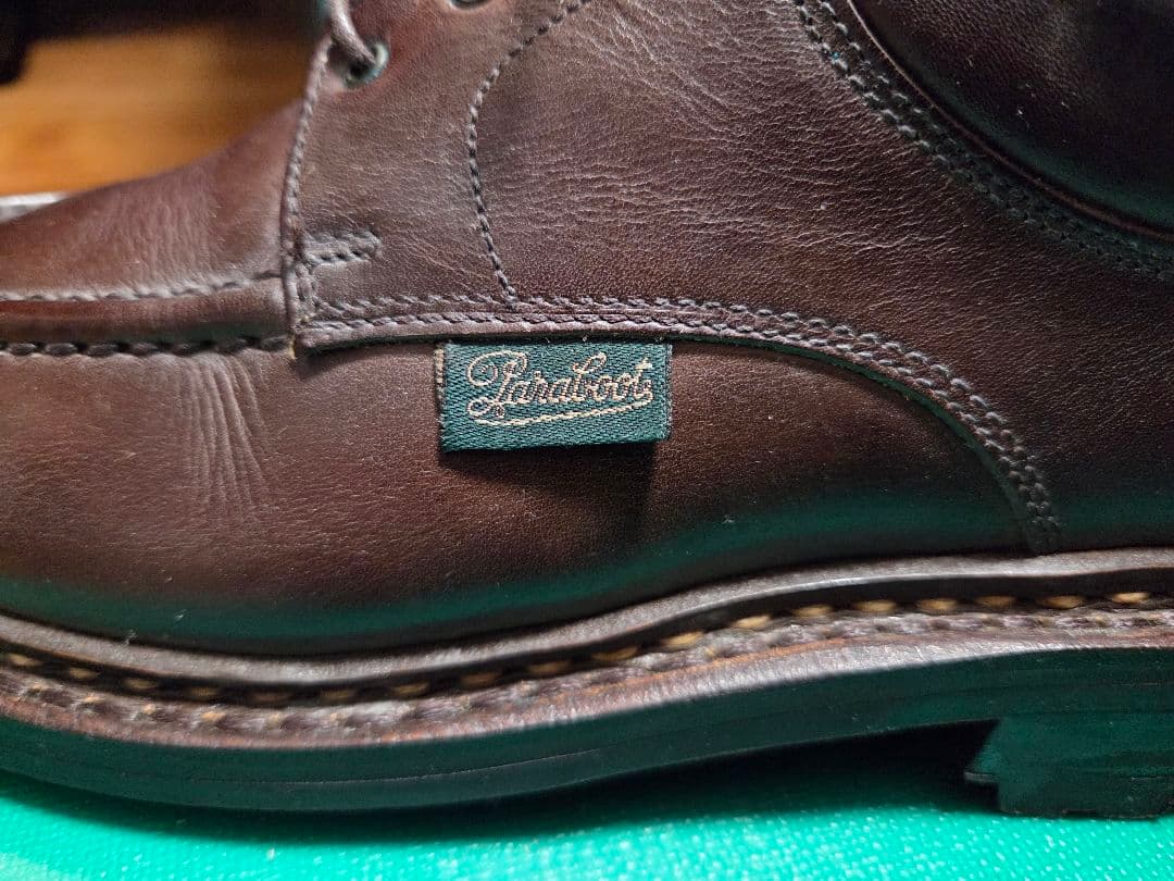 【デカタグ・希少】Paraboot　ヴィンテージ　Uチップ　98年製　6