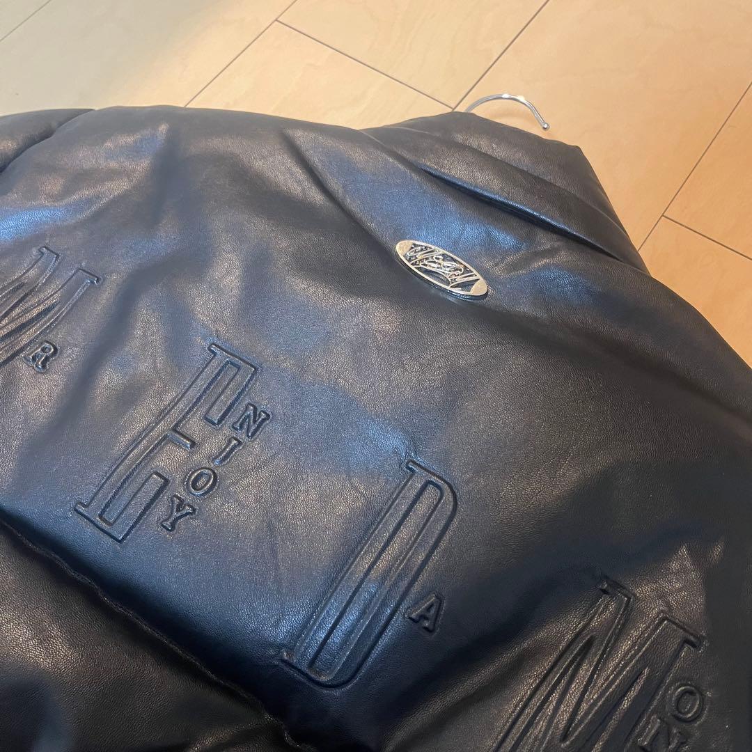 【M.E.D.M】レザーダウンジャケット