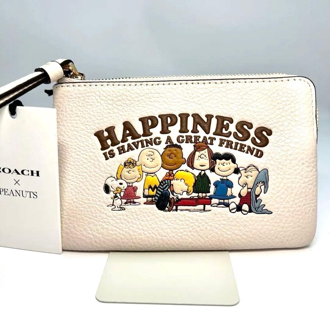 ラスト1点☆新品☆COACH x PEANUTS スヌーピーポーチケース