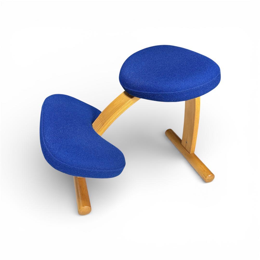 Rybo リボ社 バランスイージー バランスチェア ブルー 姿勢改善 ウール