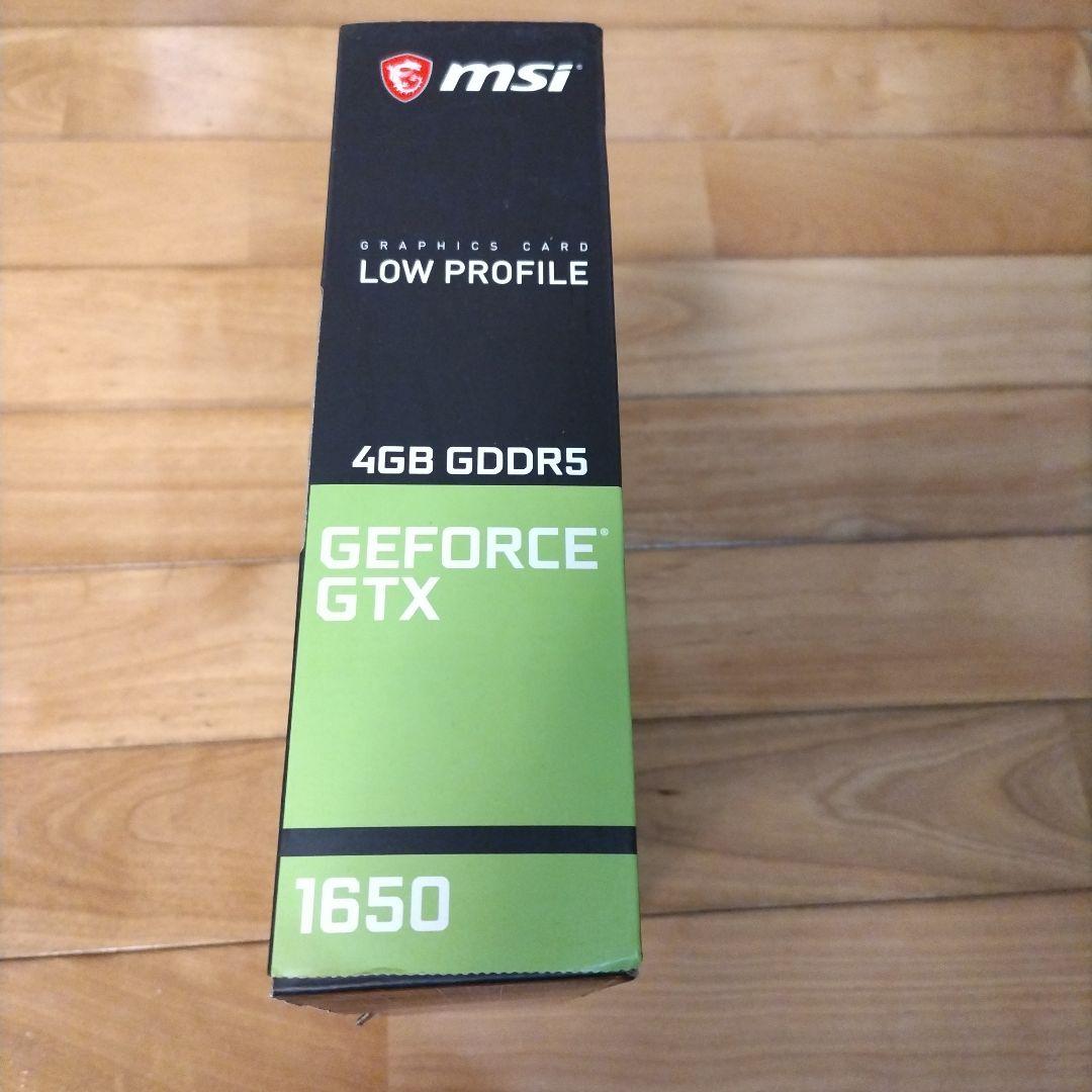 MSI GEFORCE GTX1650 4GB ロープロファイル