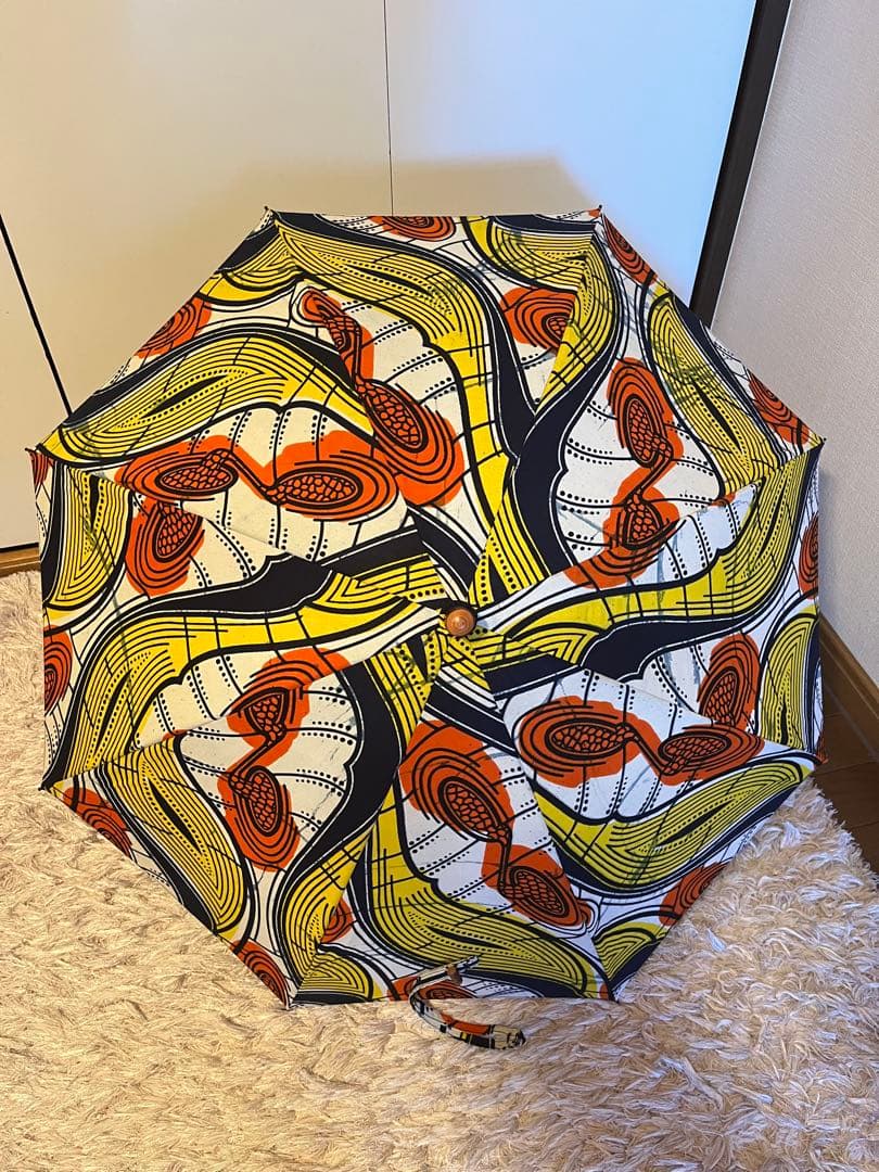 ボンボンストア　アフリカンプリント　長日傘