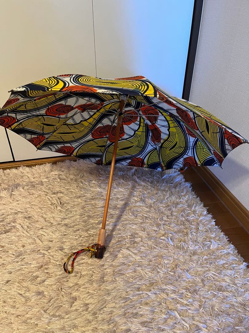 ボンボンストア　アフリカンプリント　長日傘