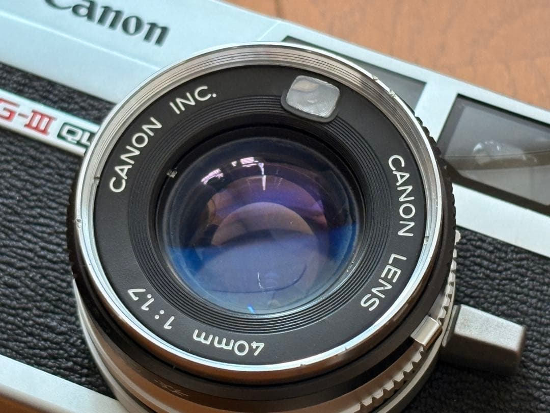 【整備済】Canon QL17 G-III Canonet フィルムカメラ