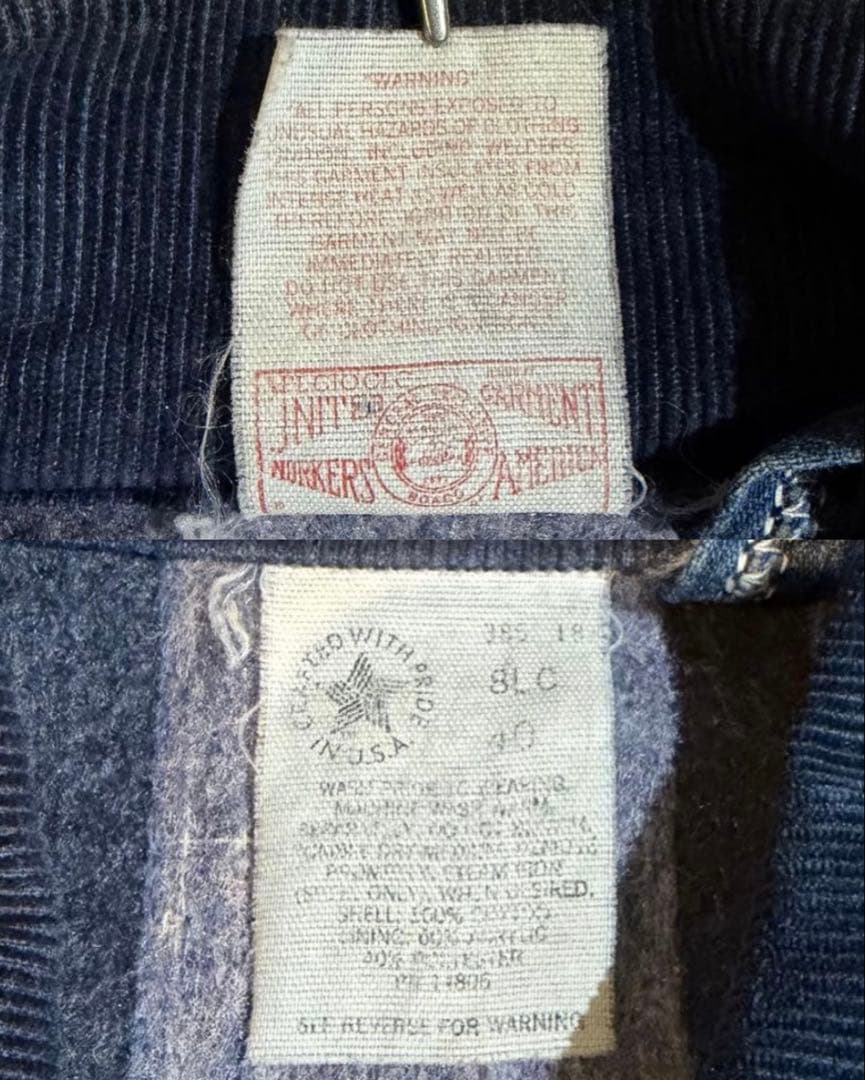 Carhartt 星タグ　86年製　ミシガンチョアコート 40 inch