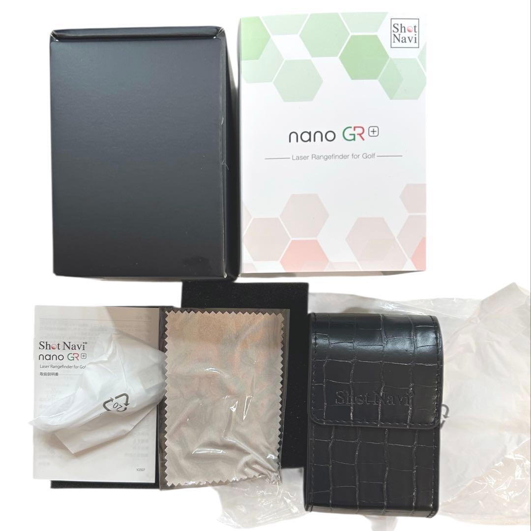 nano GRプラス+ ショットナビ　ゴルフ用距離計
