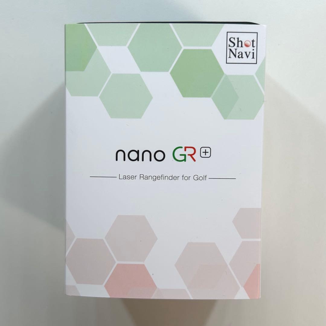 nano GRプラス+ ショットナビ　ゴルフ用距離計