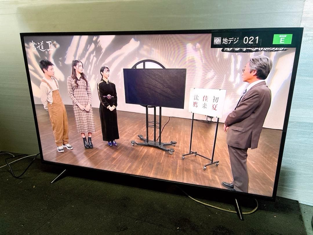 アイリスオーヤマ4K対応液晶テレビ 55UB10P 本体 ケーブル2020年製