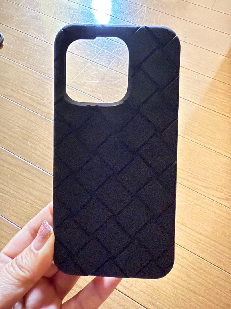Bottega Veneta iPhone16Pro ケース ブラック　ボッテガ