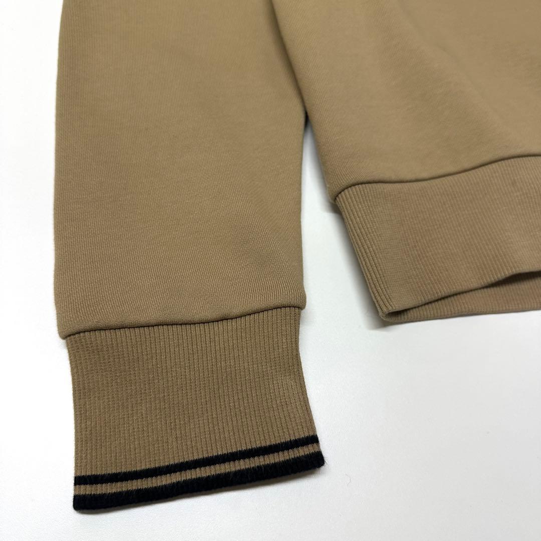 フレッドペリー 刺繍ロゴ クルーネック FRED PERRYスウェット ベージュ