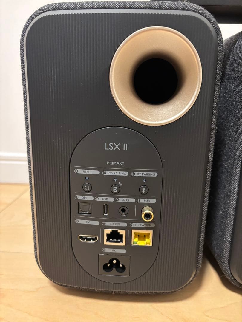 KEF LSX II スピーカー ブラック 元箱なし