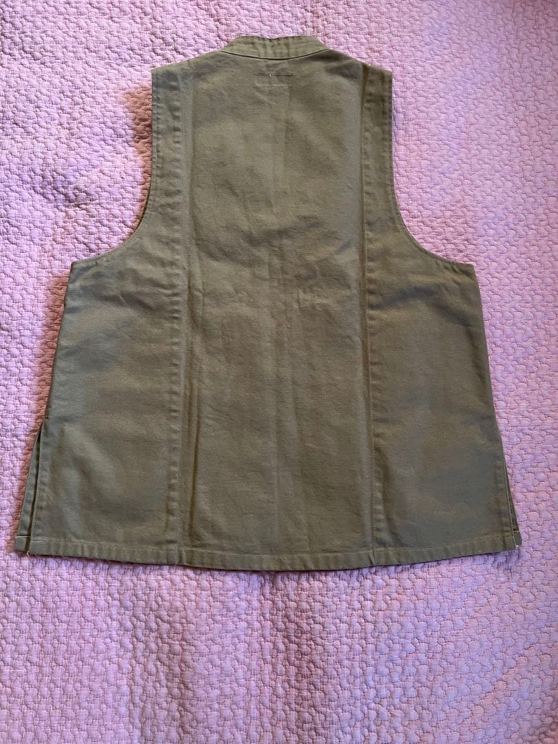 takeshikanda ベスト　綿麻　新品未使用