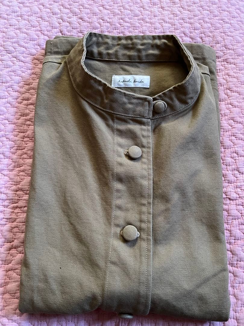 takeshikanda ベスト　綿麻　新品未使用