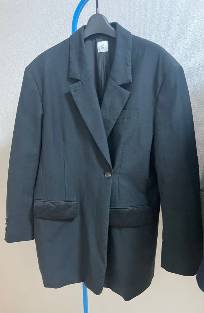 6 ROKU コットンキュプラテーラードジャケット