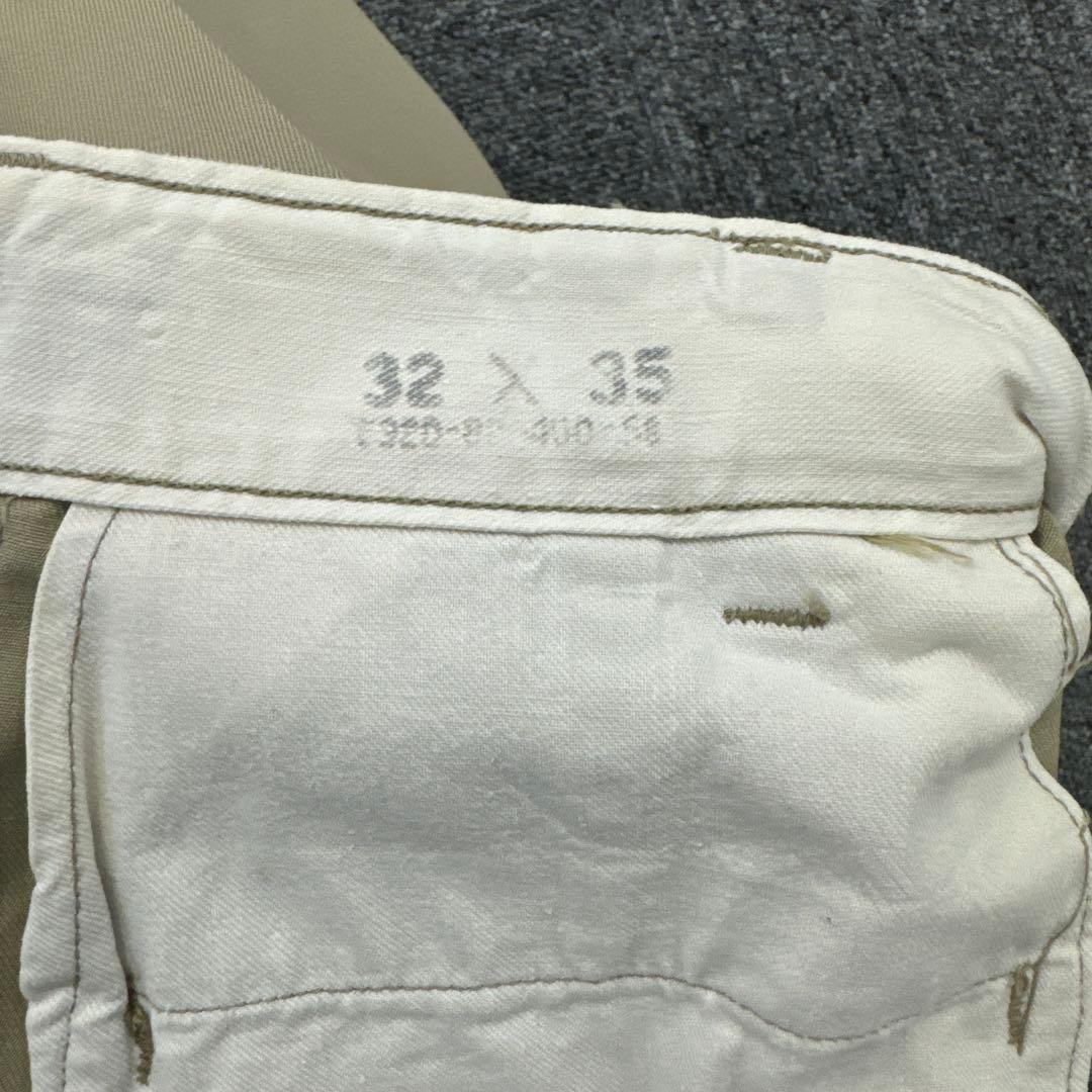 【米軍実物50s US ARMY M-45カーキチノパン32×35 1951年製